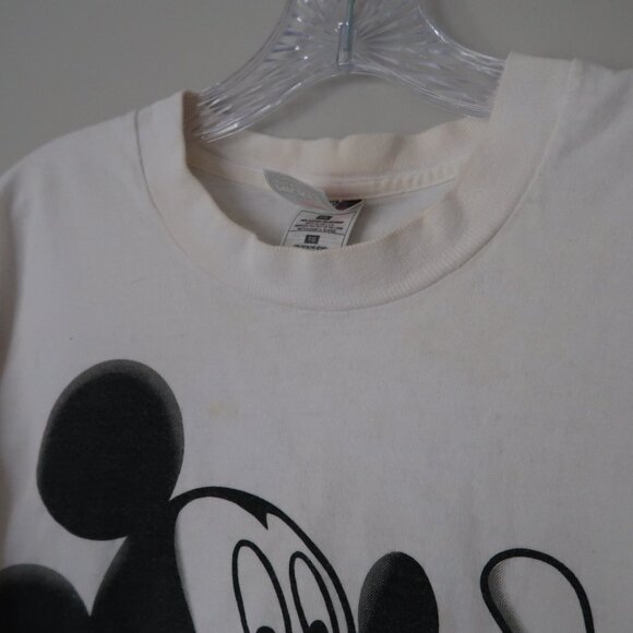 Vintage Mickey Mouse Heart Shirt XL Single Stitch Mickey Unlimited MADE IN USA - Picture 4 of 15